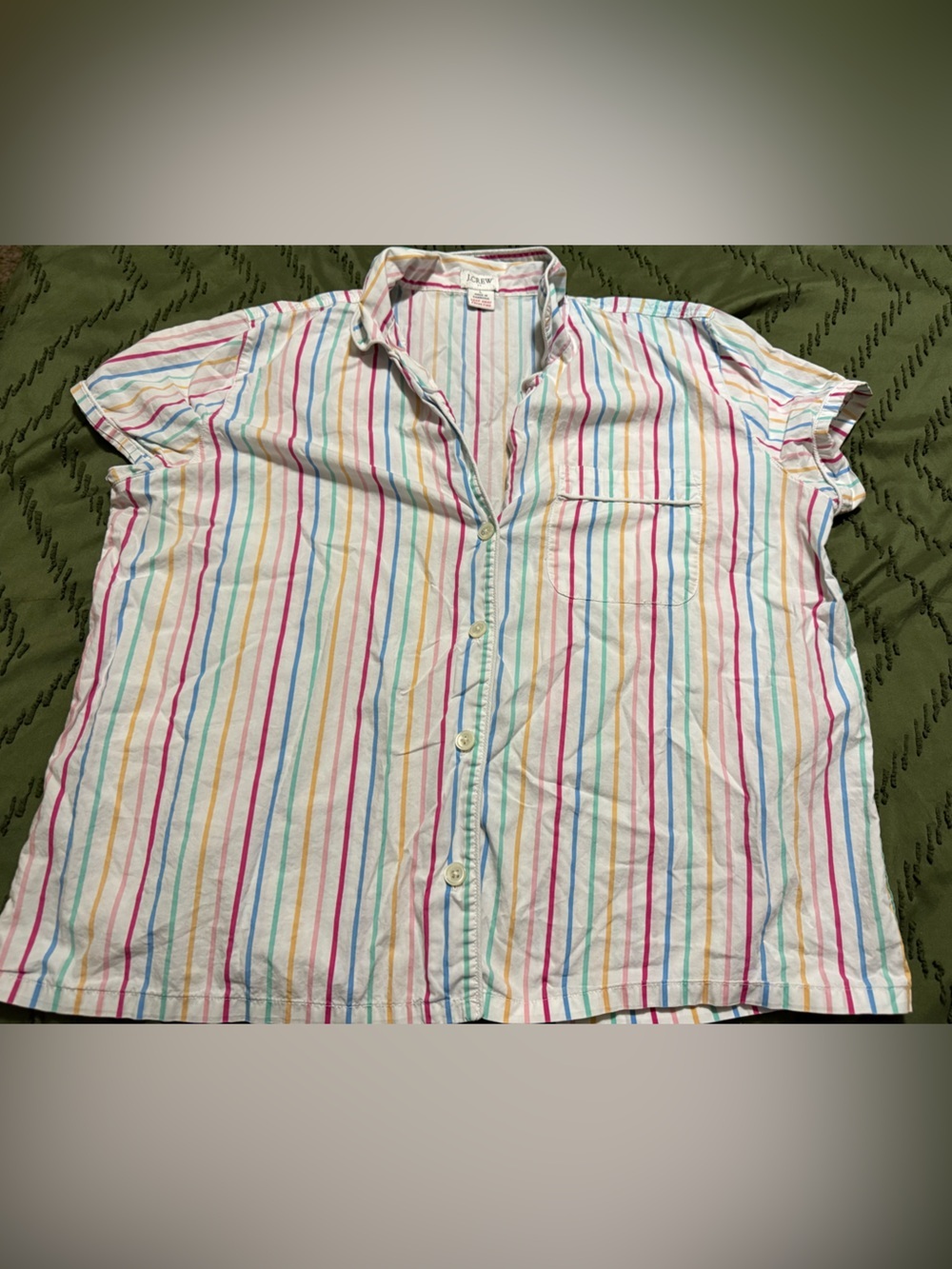 J.Crew Colorful Striped Button Down - Picture 2 of 6